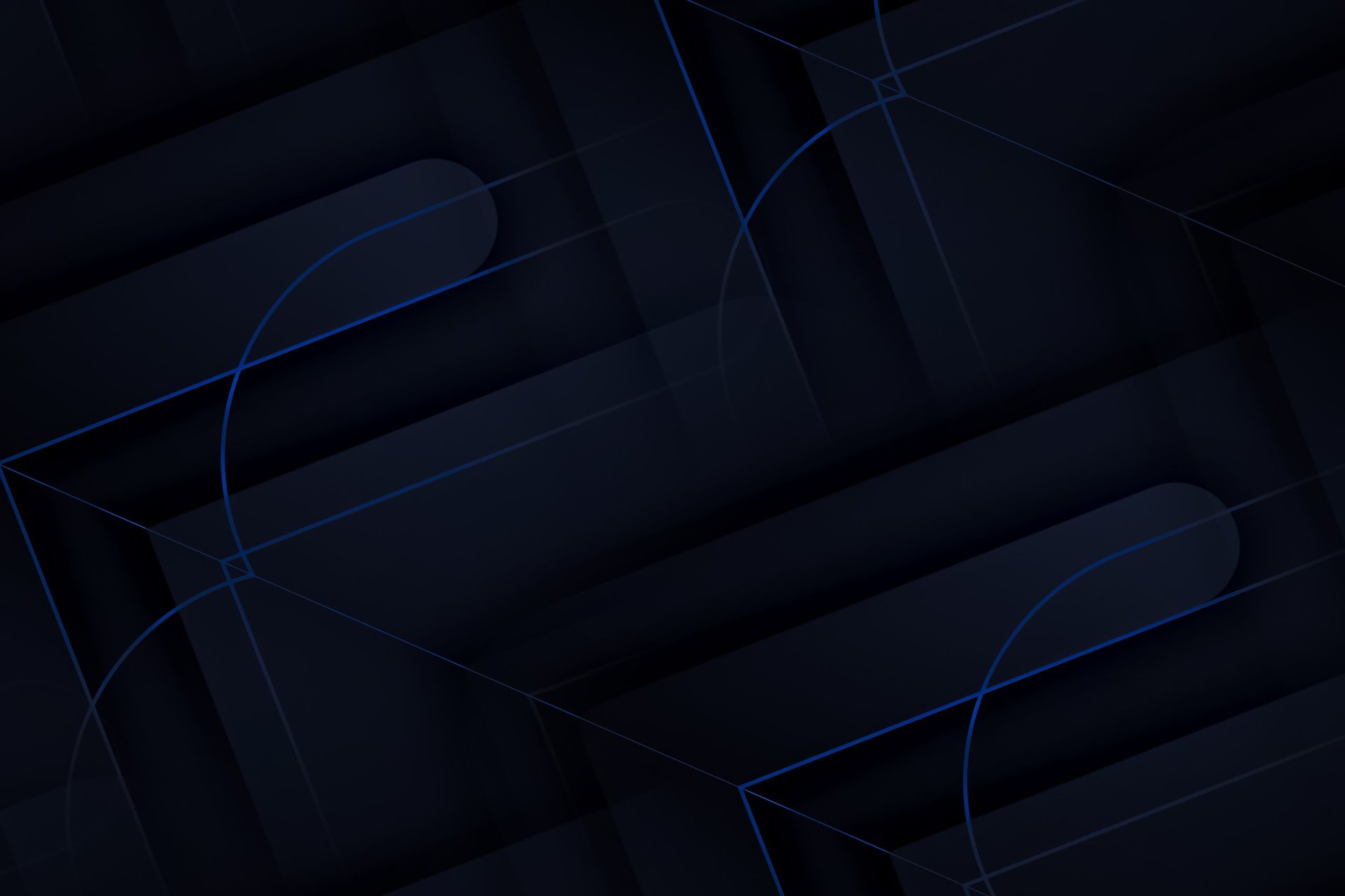 Abstract dark blue background with geometric shapes